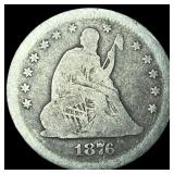 1876-S Silver Quarter Dollar NICELY CIRCULATED