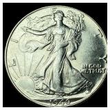1946 Silver Half Dollar (Walking Liberty) GEM BU