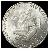 1972 Germany Silver 10 Mark-Olympics
