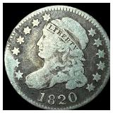 1820 Capped Bust Dime NICELY CIRCULATED