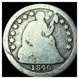 1840 Seated Liberty Half Dime LIGHTLY CIRCULATED