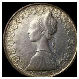 1960 Italy Silver 500 Lire