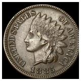 1885 Indian Head Cent CLOSELY UNCIRCULATED