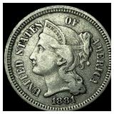 1881 Nickel Three-Cent Piece LIGHTLY CIRCULATED