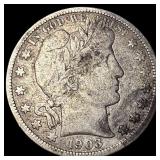 1903 Silver Barber Half Dollar NICELY  CIRCULATED