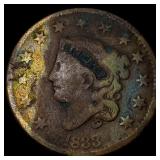 1833 Coronet Head Large Cent NICELY  CIRCULATED