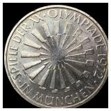 1972F Germany Silver 10 Mark