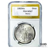 1982 Mo 1 Onza Mexico PGA MS67