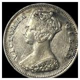 1899 Hong Kong Silver 10 Cents