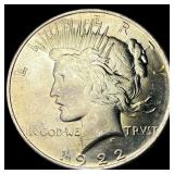 1922 Silver Peace Dollar CHOICE BU