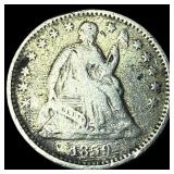 1851-O Silver Half Dime LIGHTLY CIRCULATED