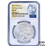 2023 Silver Peace Dollar NGC MS70