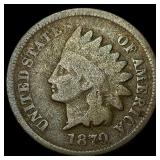 1870 Indian Head Cent NICELY CIRCULATED