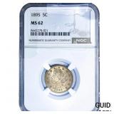 1895 Liberty Victory Nickel NGC MS62