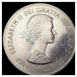 1960 Great Britain Copper Nickel 1 Crown