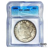 1888 Morgan Silver Dollar ICG AU58