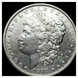1878 Silver Morgan Dollar NEARLY UNCIRCULATED