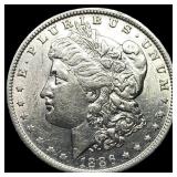 1886-S Silver Morgan Dollar CHOICE AU