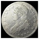 1811 Capped Bust Silver Half Dollar LIGHTLY CIRCUL