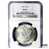 1902-O Morgan Silver Dollar NGC MS64