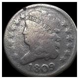 1809 Classic Head Half Cent LIGHTLY  CIRCULATED