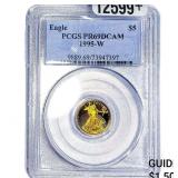 1995-W Gold $5 American Eagle 1/10oz PCGS PR69 DCA