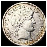 1909-O Silver Barber Dime CLOSELY  UNCIRCULATED