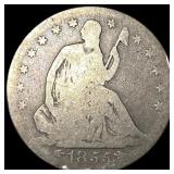 1855-S Silver Half Dollar LIGHTLY CIRCULATED