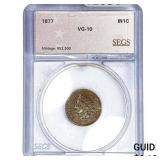 1877 Indian Head Cent SEGS VG10