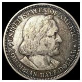 1893 Silver Columbian Half Dollar CLOSELY UNCIRCUL