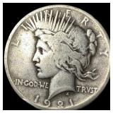 1921 Silver Peace Dollar LIGHTLY CIRCULATED