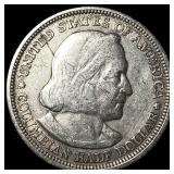 1893 Silver Columbian Half Dollar NEARLY UNCIRCULA