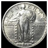 1918-S Silver Standing Liberty Quarter UNCIRCULATE