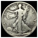 1917-S Silver Walking Liberty Half Dollar NICELY C
