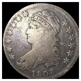 1808 Capped Bust Half Dollar NICELY CIRCULATED