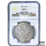 1897-S Morgan Silver Dollar NGC AU55