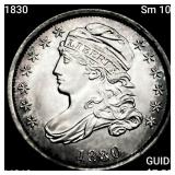 1830 Sm 10C Capped Bust Dime CHOICE BU