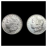 [2 Coins] 1892-1898 Morgan Silver Dollar