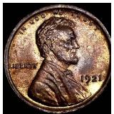 1921 Lincoln Wheat Cent CHOICE BU