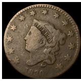 1830 Coronet Head Large Cent NICELY  CIRCULATED