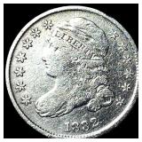 1832 Capped Bust Dime CHOICE AU