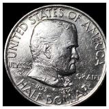 1922 Silver Half Dollar Grant Memorial GEM BU