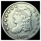 1834 Capped Bust Half Dime LIGHTLY CIRCULATED