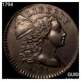 1794 Liberty Cap Large Cent UNCIRCULATED +