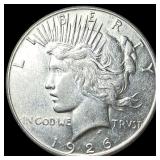 1926-S Silver Peace Dollar CLOSELY  UNCIRCULATED