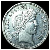 1914-D Silver Barber Dime CLOSELY  UNCIRCULATED