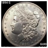 1894-S Morgan Silver Dollar CHOICE BU+