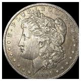 1891-O Silver Morgan Dollar NEARLY UNCIRCULATED