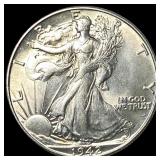 1942 Silver Walking Liberty Half Dollar  UNCIRCUL