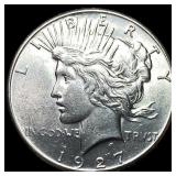1927 Silver Peace Dollar UNCIRCULATED